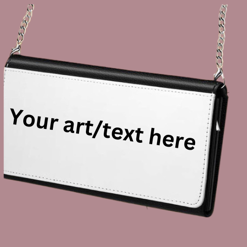 Designer Wallet/Clutch purse with chain