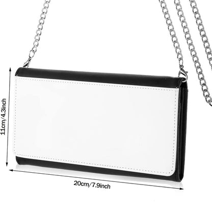 Designer Wallet/Clutch purse with chain