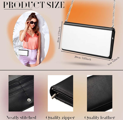 Custom Design Wallet/Clutch purse with chain