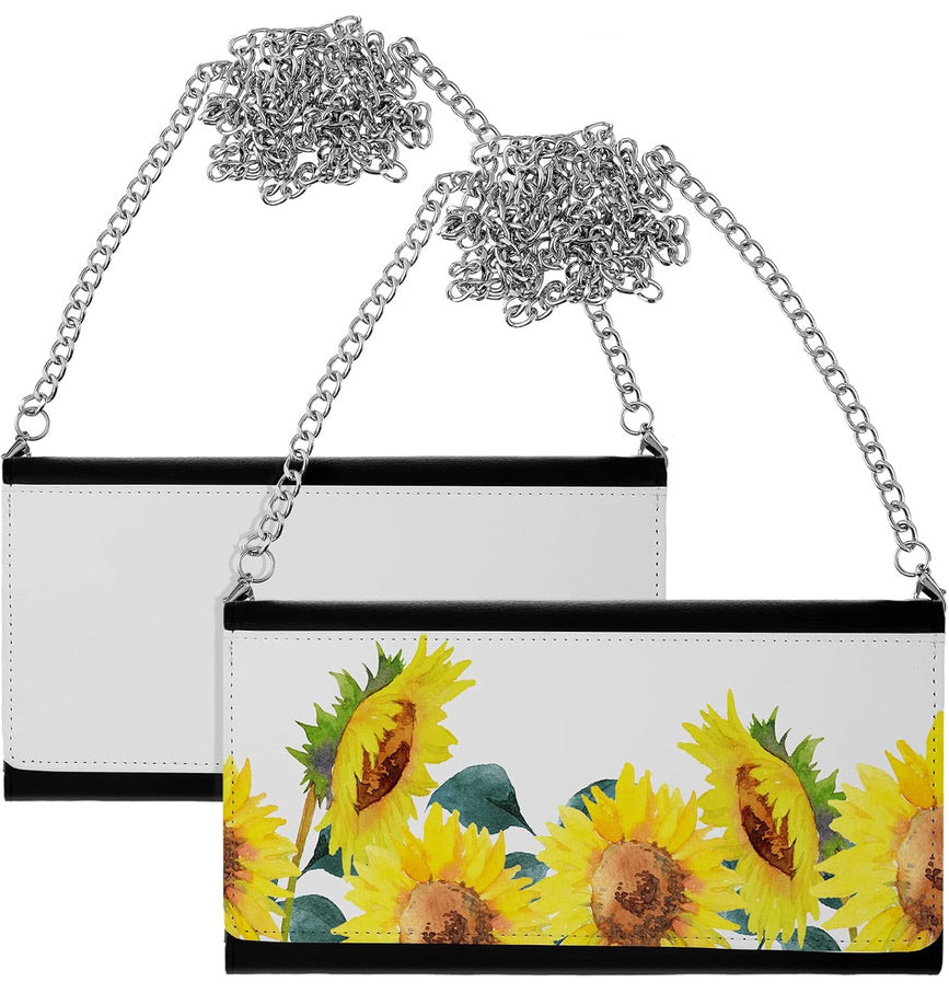 Designer Wallet/Clutch purse with chain