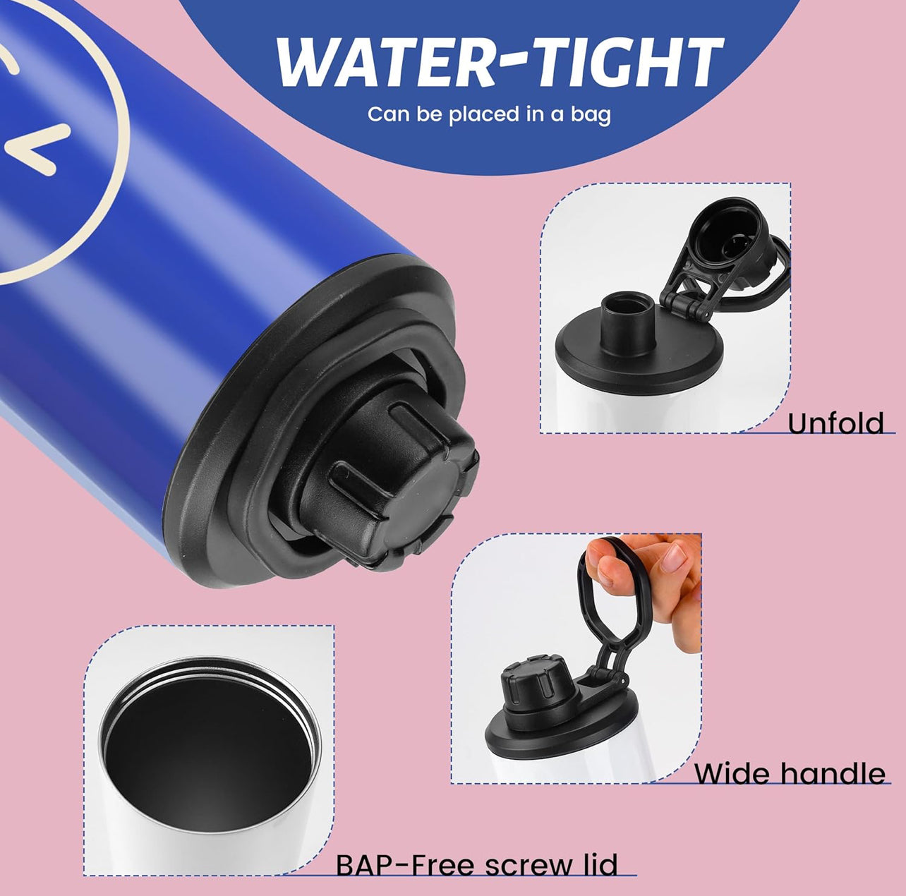 Stainless Steel Insulated water bottle with Spout