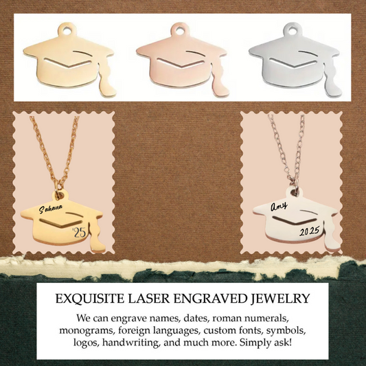 Graduation Cap Pendant Necklace