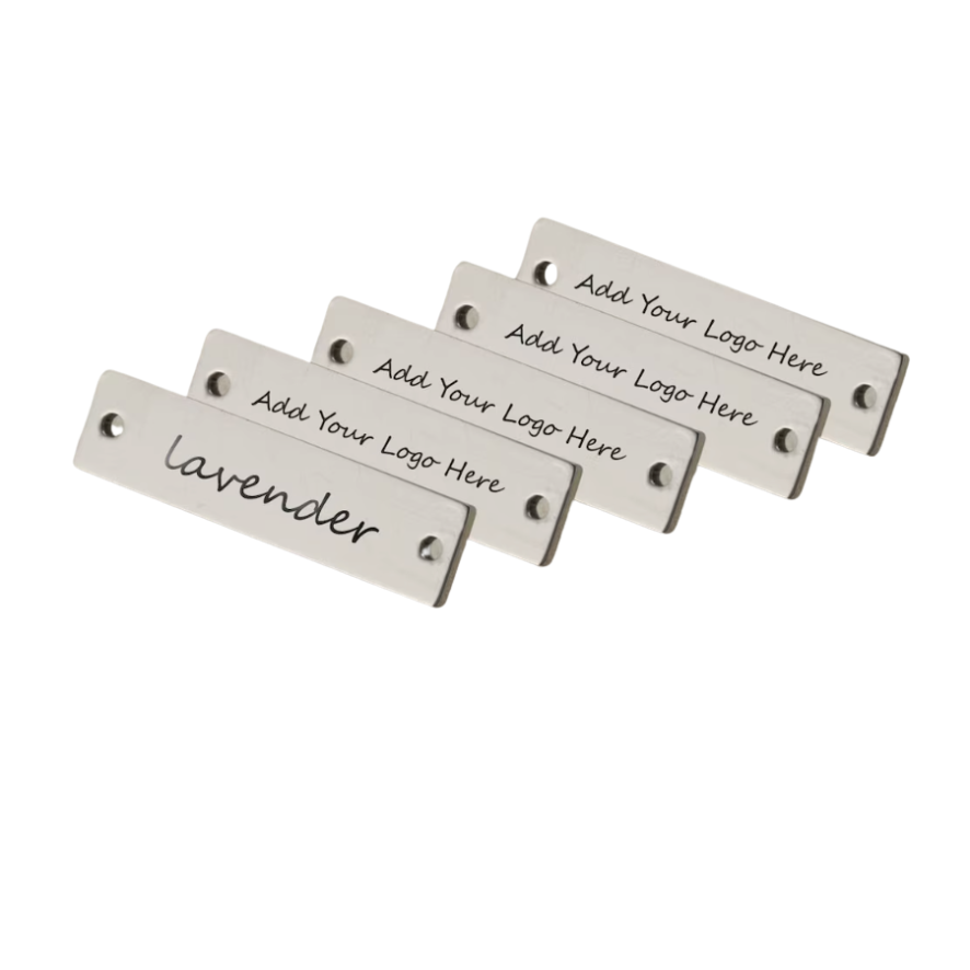 Engraved metal tags (1.57x0.39)