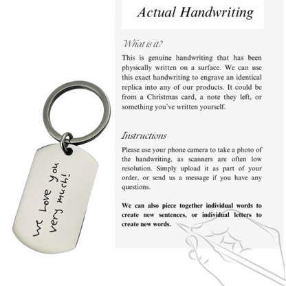 Engraved Metal keychains