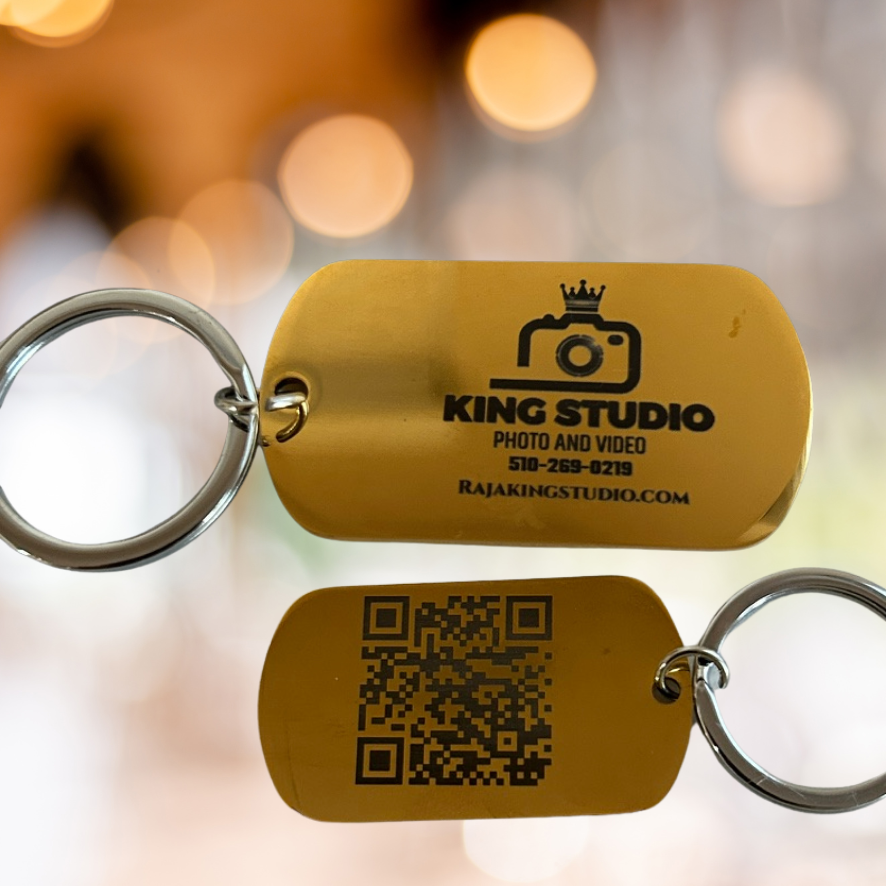 Engraved Metal keychains