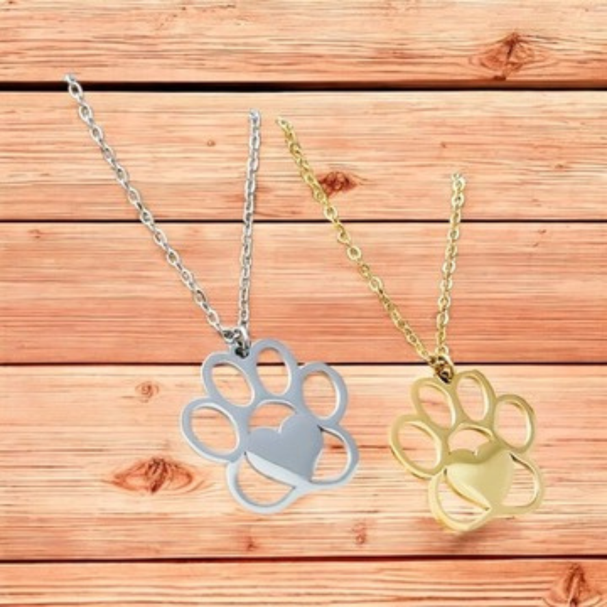 Paw print Necklace