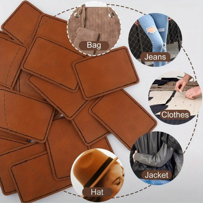 leather patch Hat Tag