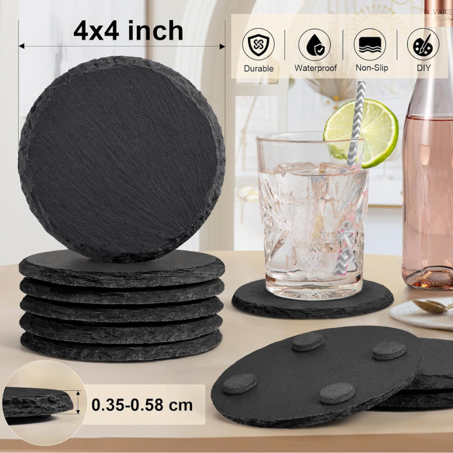 Slate Coasters (Set of 4)