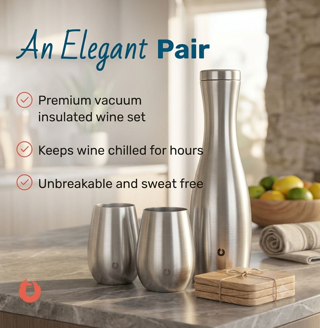 Personalized Wine Carafe and Glass Gift Set