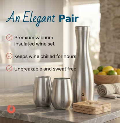 Personalized Wine Carafe and Glass Gift Set