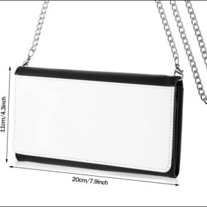 Designer Wallet/Clutch purse with chain