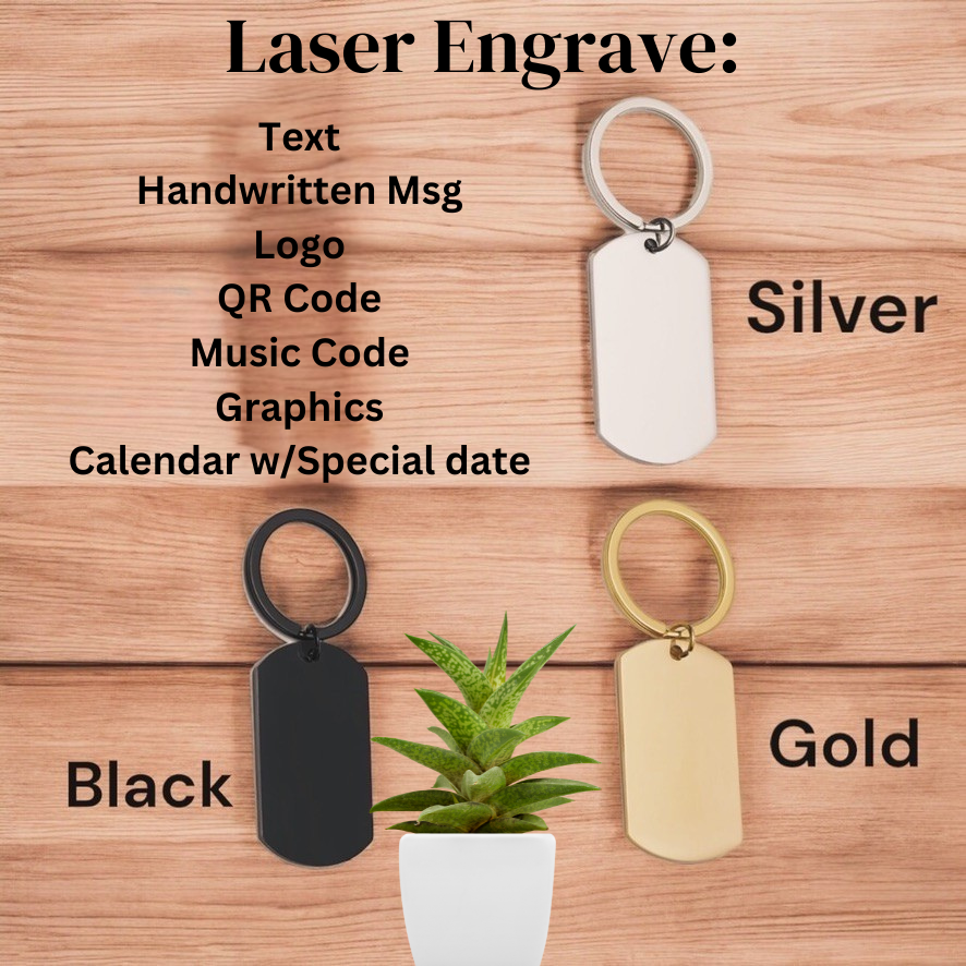 Engraved Metal keychains