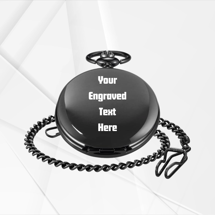 Engraved pocket watch